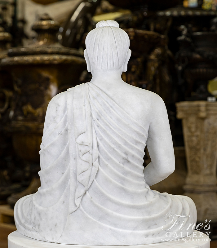 Marble Statues  - Solid Marble Buddha Statue - MS-1420